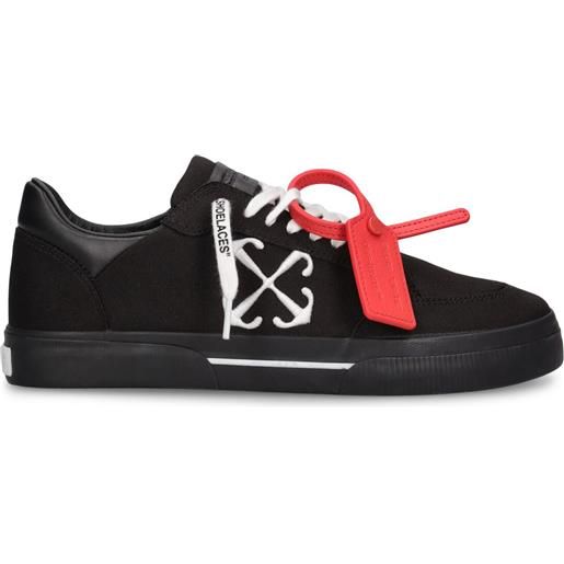 OFF-WHITE sneakers new low in tela vulcanizzata