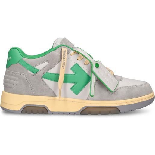 OFF-WHITE sneakers out of office in camoscio