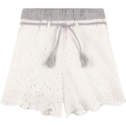 MAX&CO shorts in sangallo di cotone con fiocco