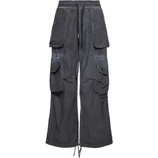 A PAPER KID pantaloni cargo unisex in nylon