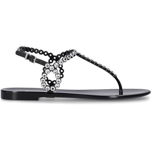 AQUAZZURA sandali almost bare con cristalli 5mm