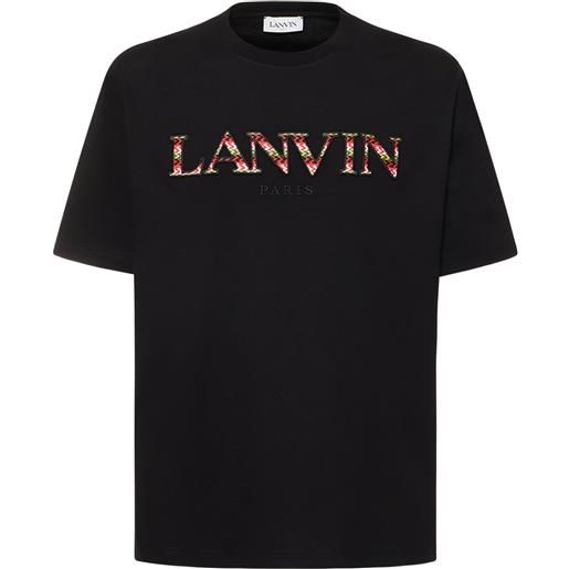 LANVIN t-shirt in cotone con logo