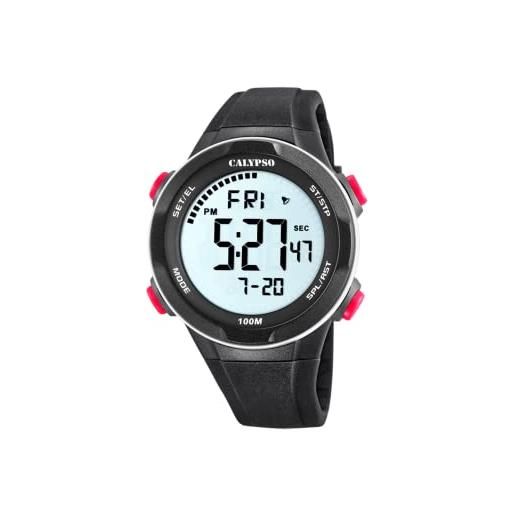 Calypso watches orologio digitale quarzo uomo con cinturino in plastica k5780/2