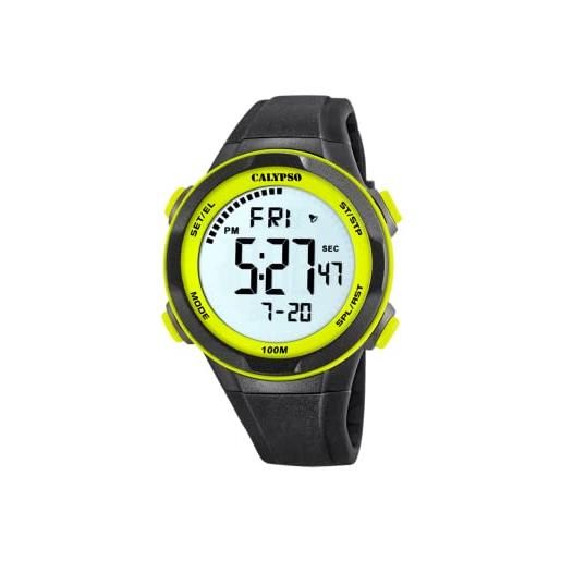 Calypso Watches orologio digitale quarzo uomo con cinturino in plastica k5780/1
