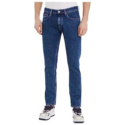 Tommy Jeans scanton slim cg4139 dm0dm17400 pantaloni di jeans, denim (denim medium), 28w / 30l uomo