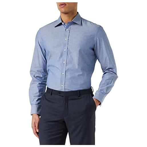 Hackett London uomo chambray eng stripe camicia, blu (564 cambray), s