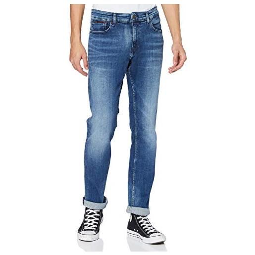 Tommy Hilfiger tommy jeans scanton slim dyjmb, denim pants uomo, blu (dynamic jacob mid blue stretch), 33w / 32l