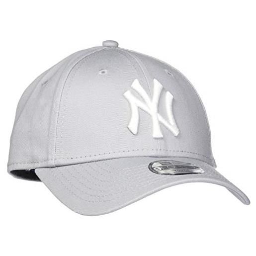 New Era bambini new york ny yankees mlb league di base 9forty cappello da baseball regolabile fit grigio / bianca bambino age 2-5 dimensione regolabile