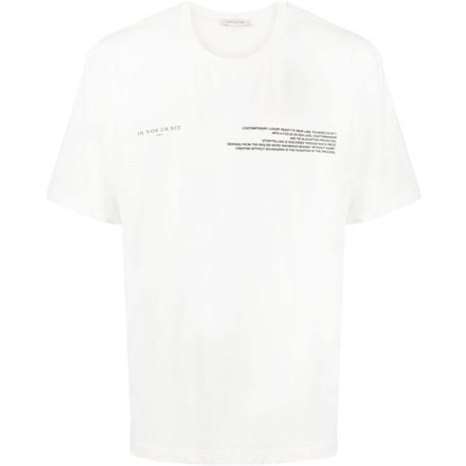 Ih Nom Uh Nit t-shirt con stampa - bianco