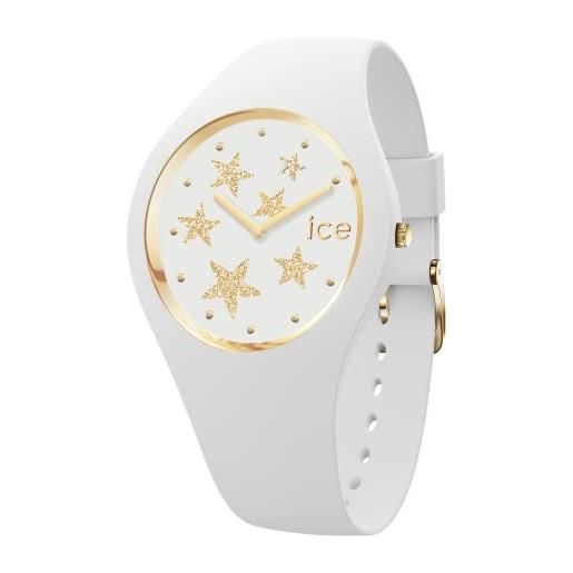 Ice-watch - ice glam rock white stars - orologio bianco da donna con cinturino in silicone - 019856 (small)