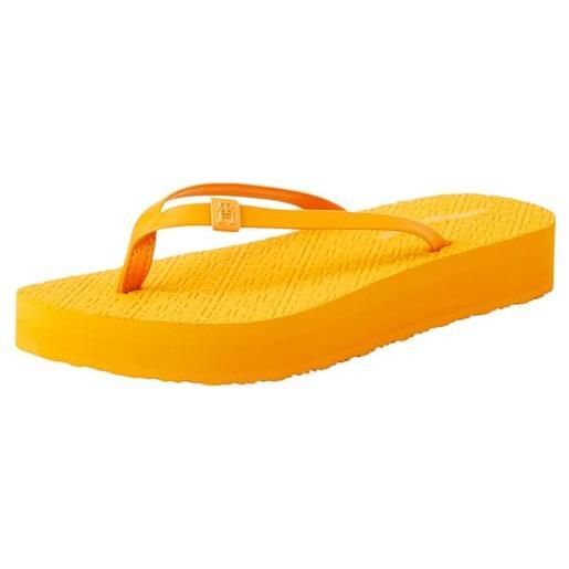 Tommy Hilfiger monogram beach sandal fw0fw07854, infradito donna, beige (calico), 39 eu