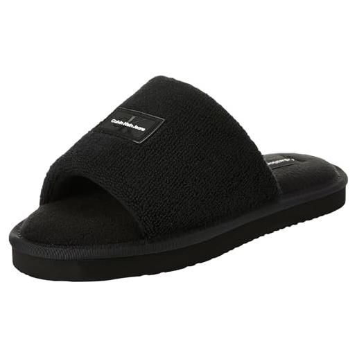 Calvin Klein Jeans home slipper tr ml fad yw0yw01279, pantofole donna, nero (black), 40 eu