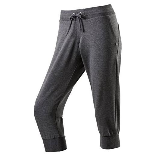 Energetics marlen - pantaloni a 3/4, da donna, colore: grigio scuro melange, 46