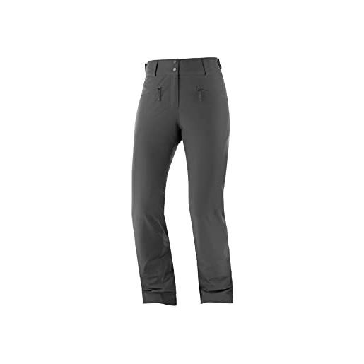 Salomon edge pant, pantaloni da sci e snowboard, per donna, nero (black), s/r