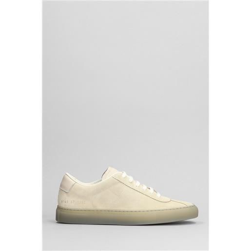 Common Projects sneakers tennis 70 in camoscio beige