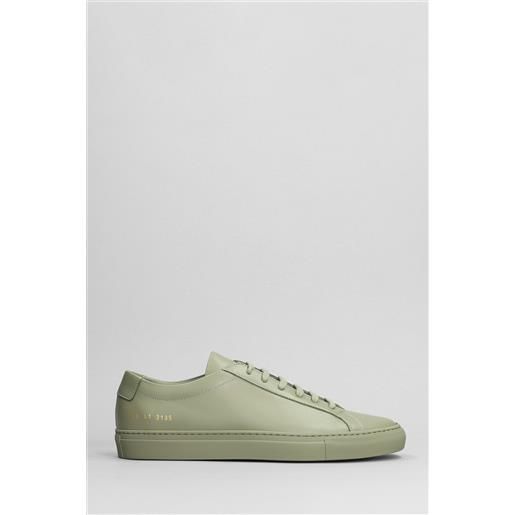 Common Projects sneakers achilles low in pelle verde