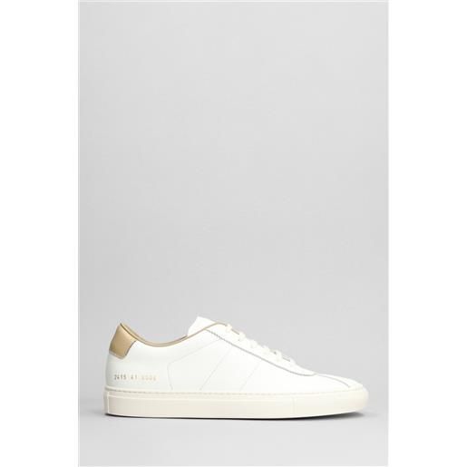 Common Projects sneakers tennis 70 in pelle bianca