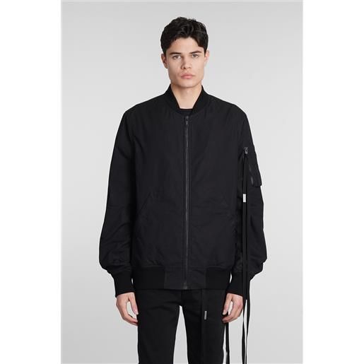 Ann Demeulemeester bomber in cotone nero