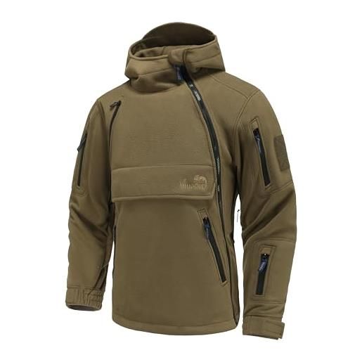Full mundur giacca in pile giacca da caccia giacca a vento da caccia giacca militare giacca tattica giacca da esterno top da ginnastica per uomo