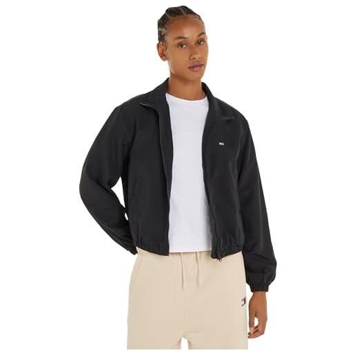 Tommy Jeans giacca donna windbreaker giacca da mezza stagione, nero (black), l