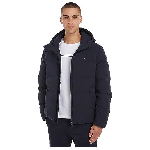 Tommy Hilfiger giacca uomo hooded jacket giacca da mezza stagione, blu (desert sky), s