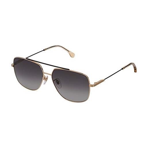 Lozza sl2337m sunglasses, polished rose gold, 58 unisex