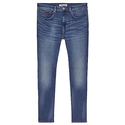 Tommy Jeans austin slim tprd df1235 dm0dm14857 pantaloni, denim (denim medium), 32w / 32l uomo