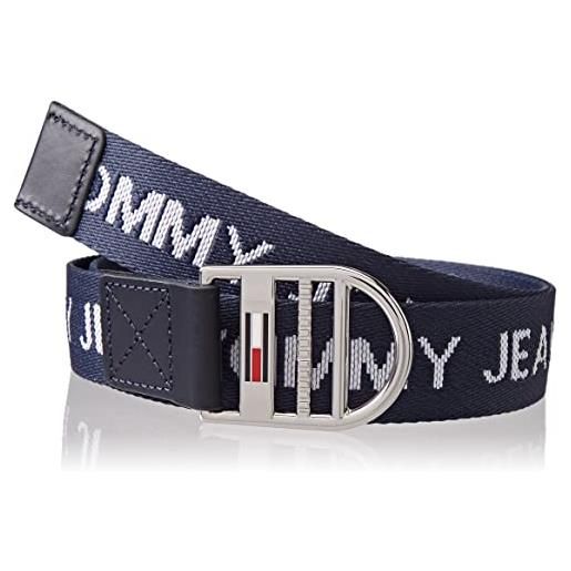 Tommy Jeans tjw webbing 3.0 cintura, twilight navy, 100 cm donna