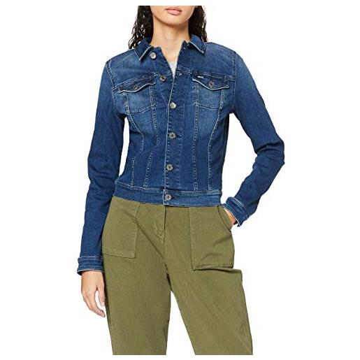 Tommy Jeans giacca in jeans donna vivianne slim elasticizzata, blu (new niceville mid blue stretch), s