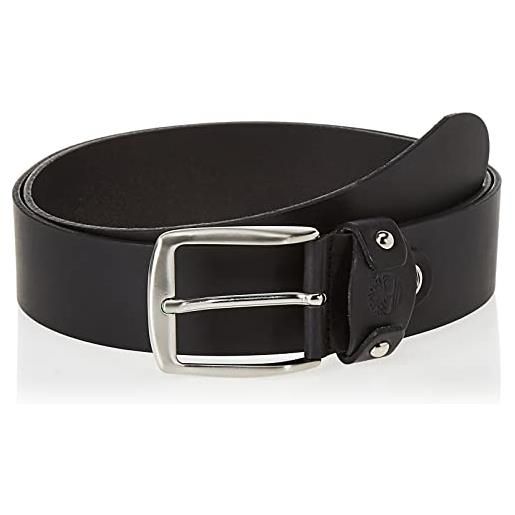 Timberland 40mm loop logo leather belt, cintura, 