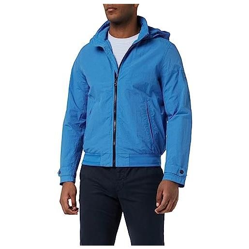 Tommy Hilfiger giacca uomo regatta jacket giacca da mezza stagione, blu (shocking blue), m