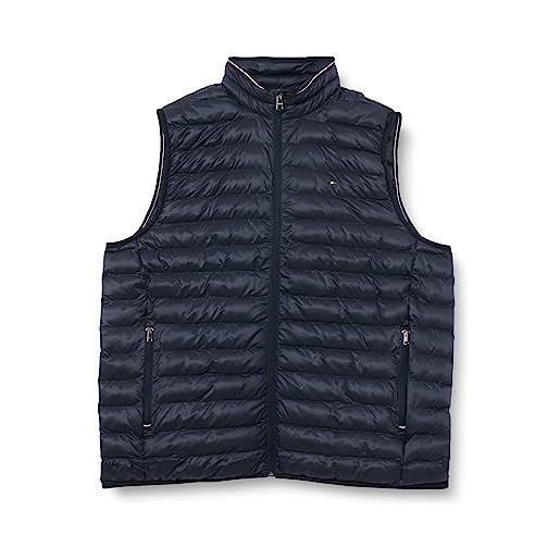Tommy Hilfiger gilet uomo packable recycled gilet imbottito, blu (ultra blue), 5xl