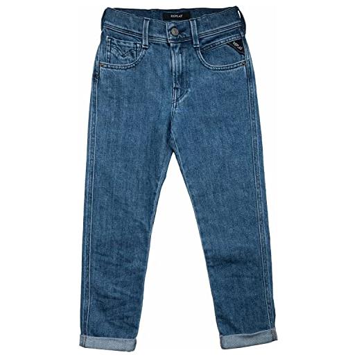 Replay brae jeans, 009 blu medio, 12 anni bambino
