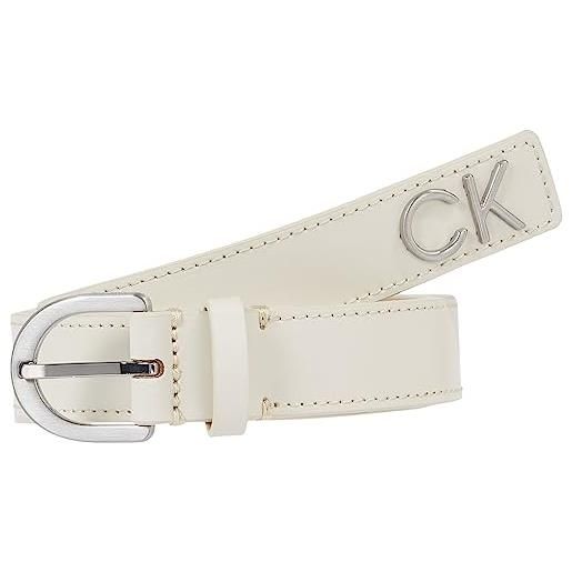 Calvin Klein cintura donna cintura in pelle, nero (ck black), 125