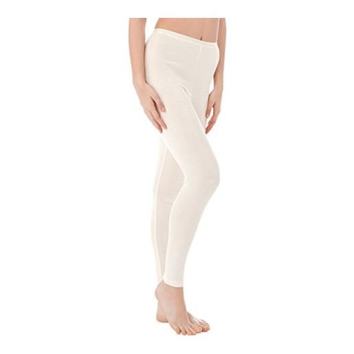 Calida true confidence damen leggings pantaloni termici, bianco (cream white 892), xs donna