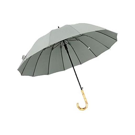 HOMIXES grande ombrello classico automatico antivento resistente agli uv compatto pioggia bastone ombrello da viaggio unisex ombrello da golf per uomo donna con manico in bambù
