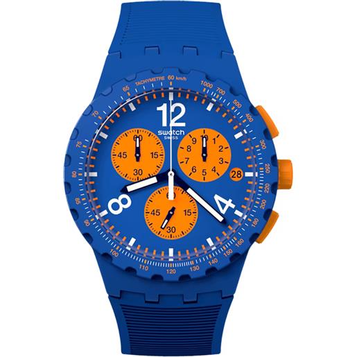 Swatch / originals / primarily blue / orologio unisex / quadrante blu / cassa plastica / cinturino silicone