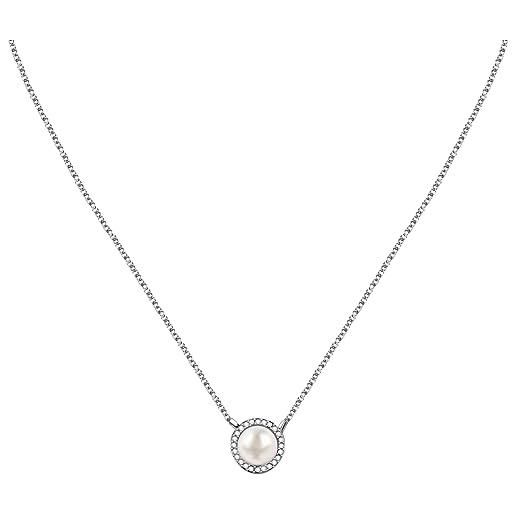 Morellato perla ciondolo donna in argento 925, perla - saer49