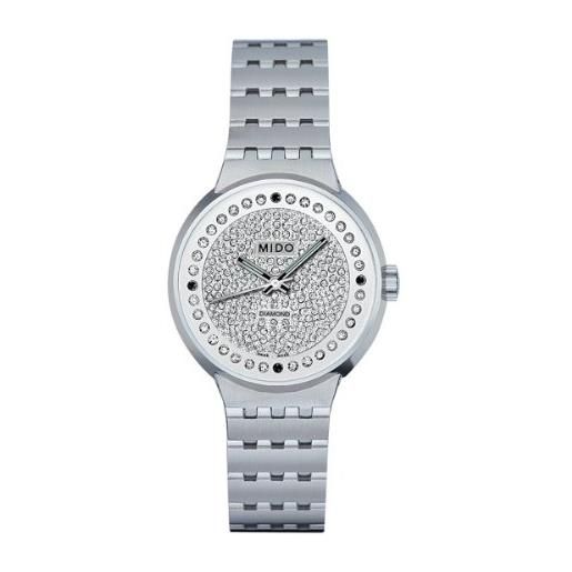 Mido m73304671 - orologio da polso da donna, cinturino in acciaio inox colore argento