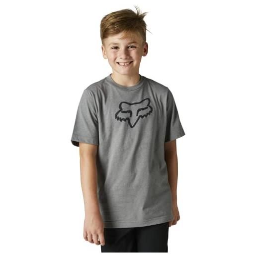 Fox youth legacy ss tee heather graphithe