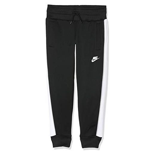 Nike ns heritage pantaloni pantaloni per bambini, unisex bambini, black/white/wolf grey/white, xl