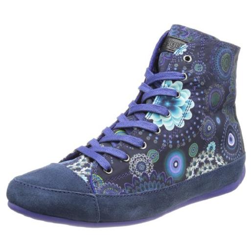 Desigual sneakers canela 5, sneaker donna, blu (bleu (ibiza)), 41