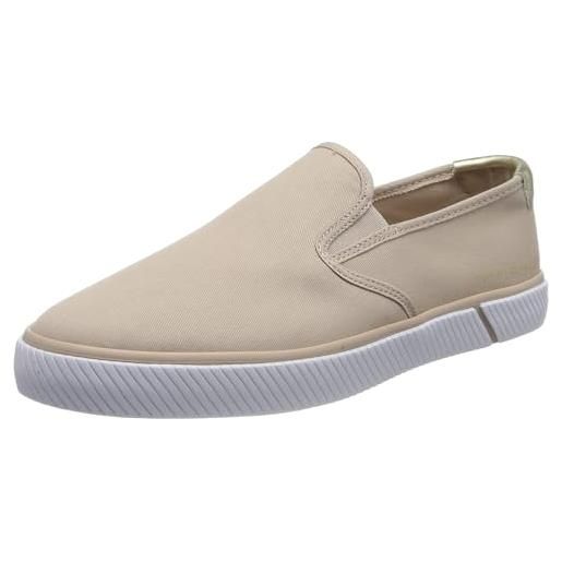 Tommy Hilfiger sneakers vulcanizzate donna essential slip-on scarpe, beige (misty blush), 42 eu