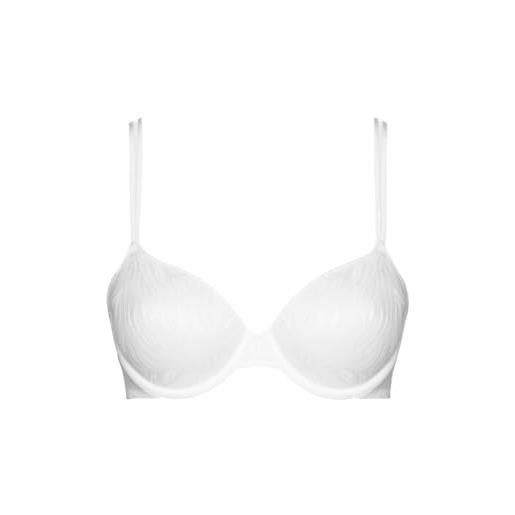 Calvin Klein reggiseno a mezza coppa donna lightly lined con ferretto, bianco (white), 80b (36b)