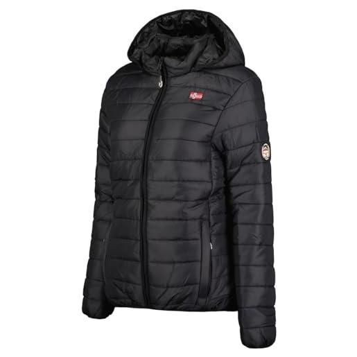 Geographical Norway - giacca donna atika basic, nero , xl