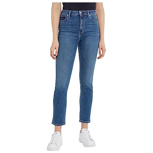 Tommy Hilfiger jeans donna slim cigarette elasticizzati, blu (jane), 29w / 30l