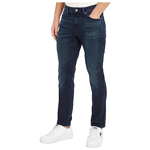 Tommy Jeans jeans uomo scanton elasticizzati, blu (denim dark), 31w / 32l