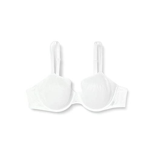 Calvin Klein reggiseno a mezza coppa donna lightly lined con ferretto, bianco (white), 75b (34b)