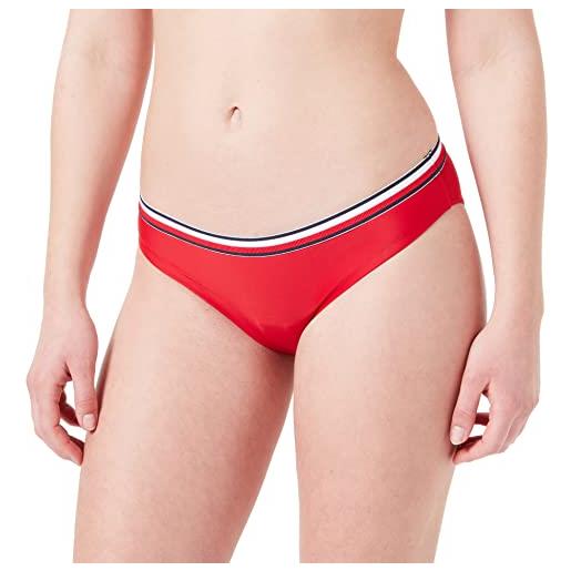 Tommy Hilfiger slip bikini donna sportivo, rosso (primary red), xs