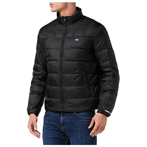 Tommy Jeans tjm essential light down jacket dm0dm14086 giacche imbottite, nero (black), xs uomo